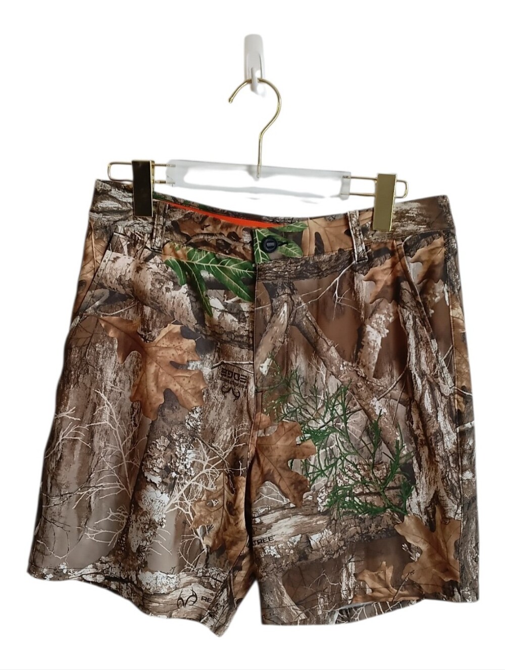 Men's Puma Realtree Camo Print Outdoor  Golf Shorts - Brown/Green 32 Gorpcore